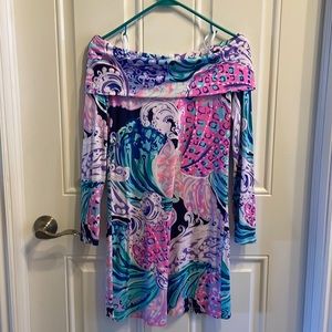 Lilly Pulitzer off the shoulder dress